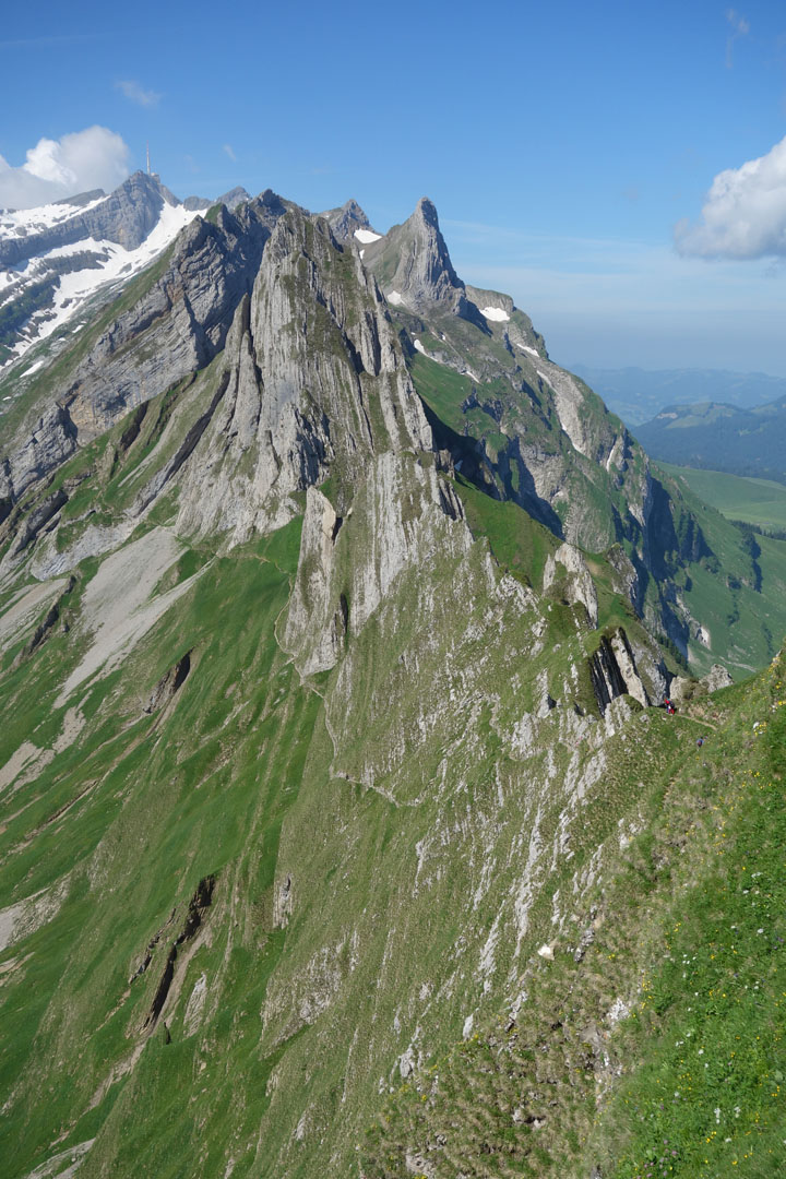 Steiler Weg am Schäfler