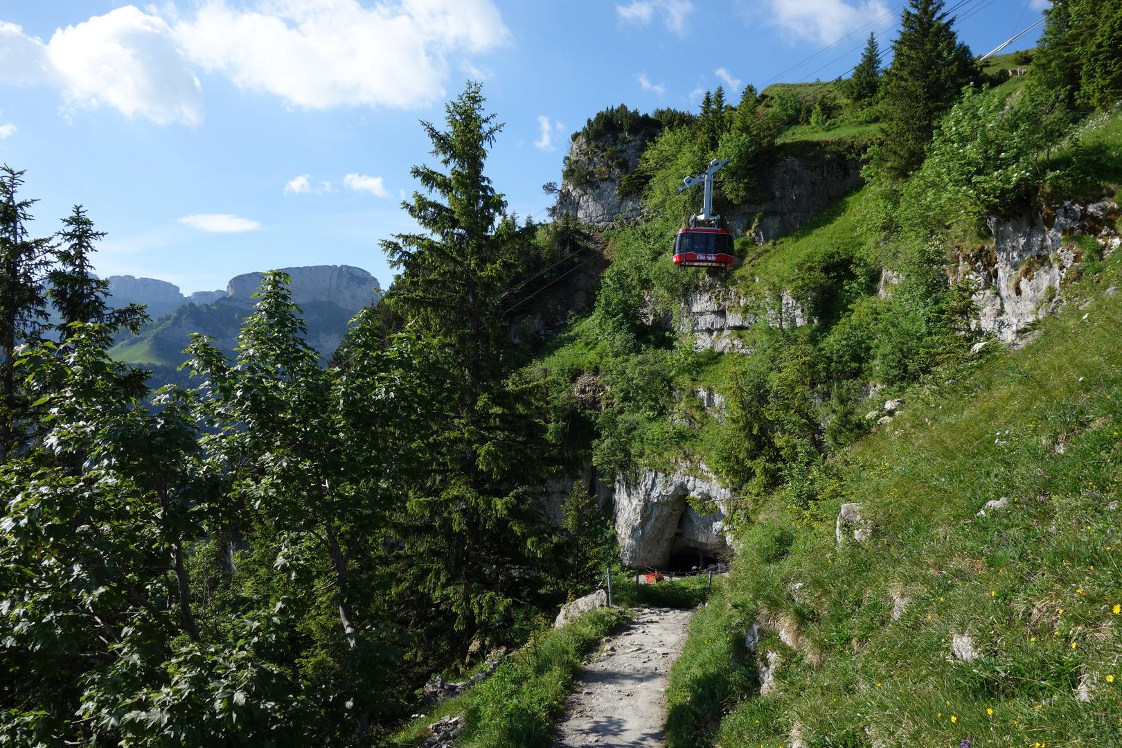 Weg von Ebenalp zur Höhle