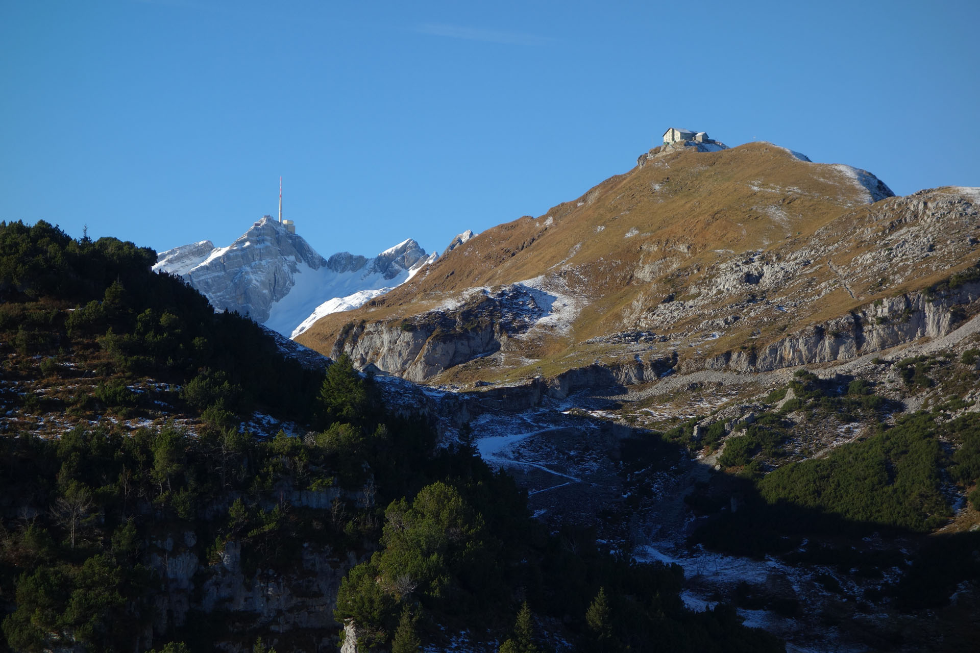 Schäfler und Säntis