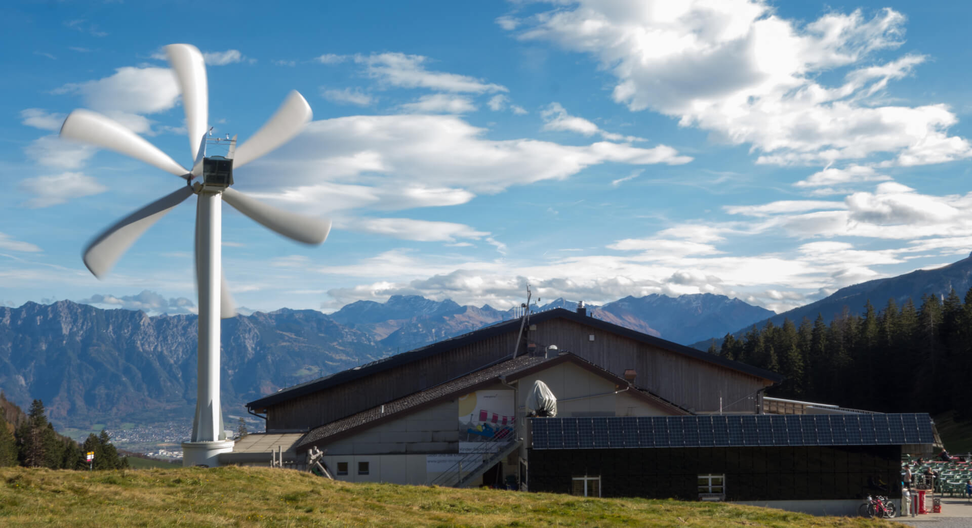 Windkraft in den Alpen