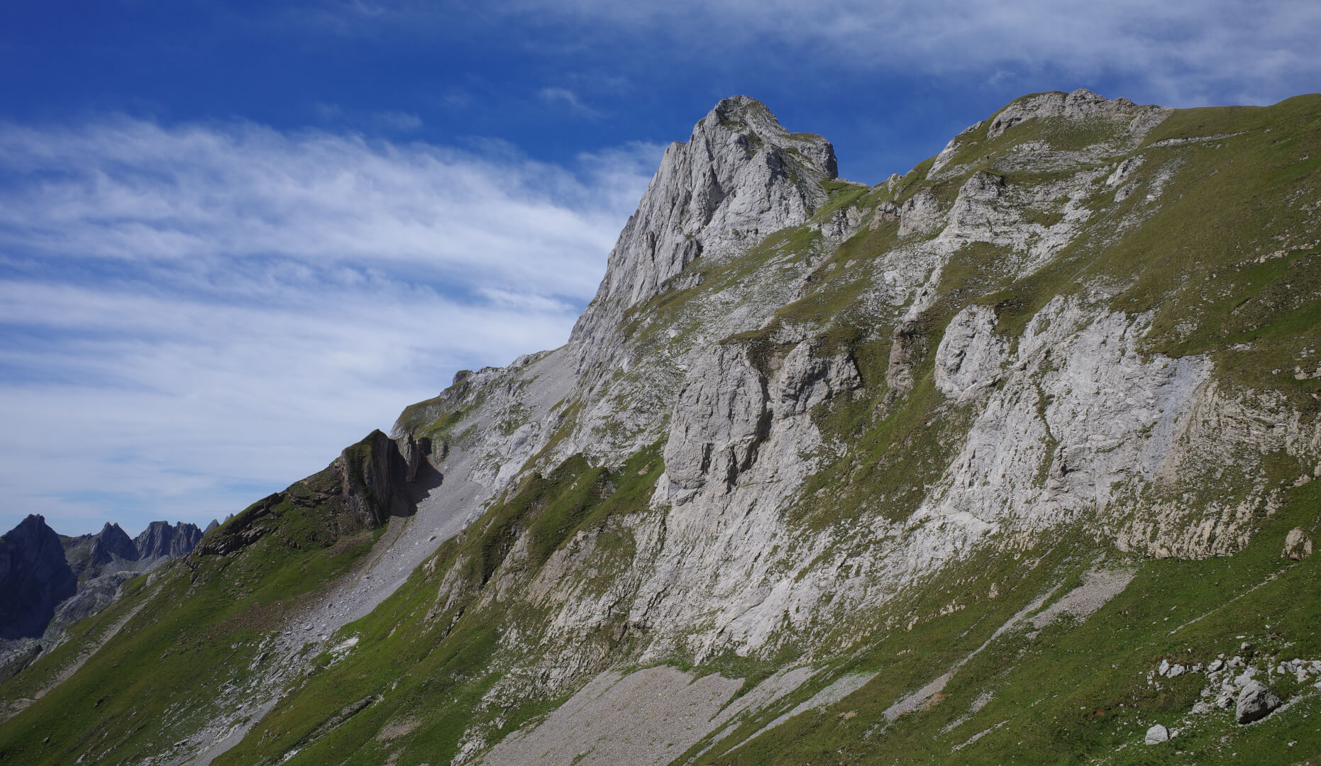 Blick zum Lisengrat