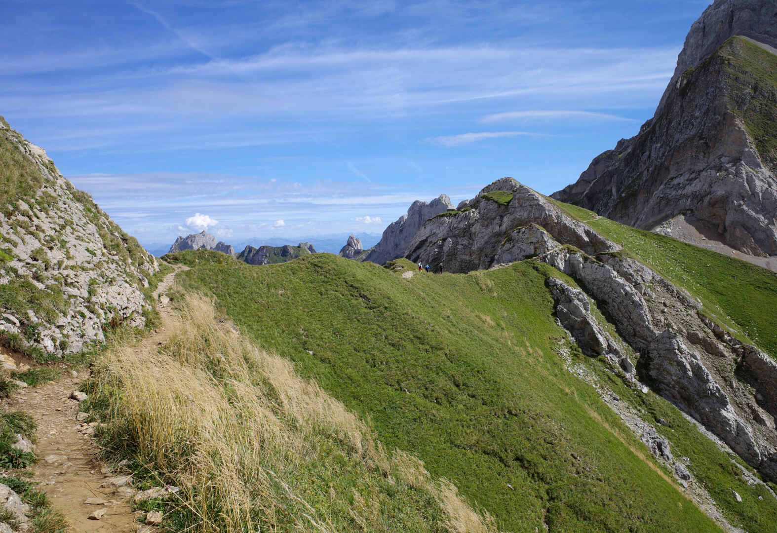 Wanderweg Rotsteinpass