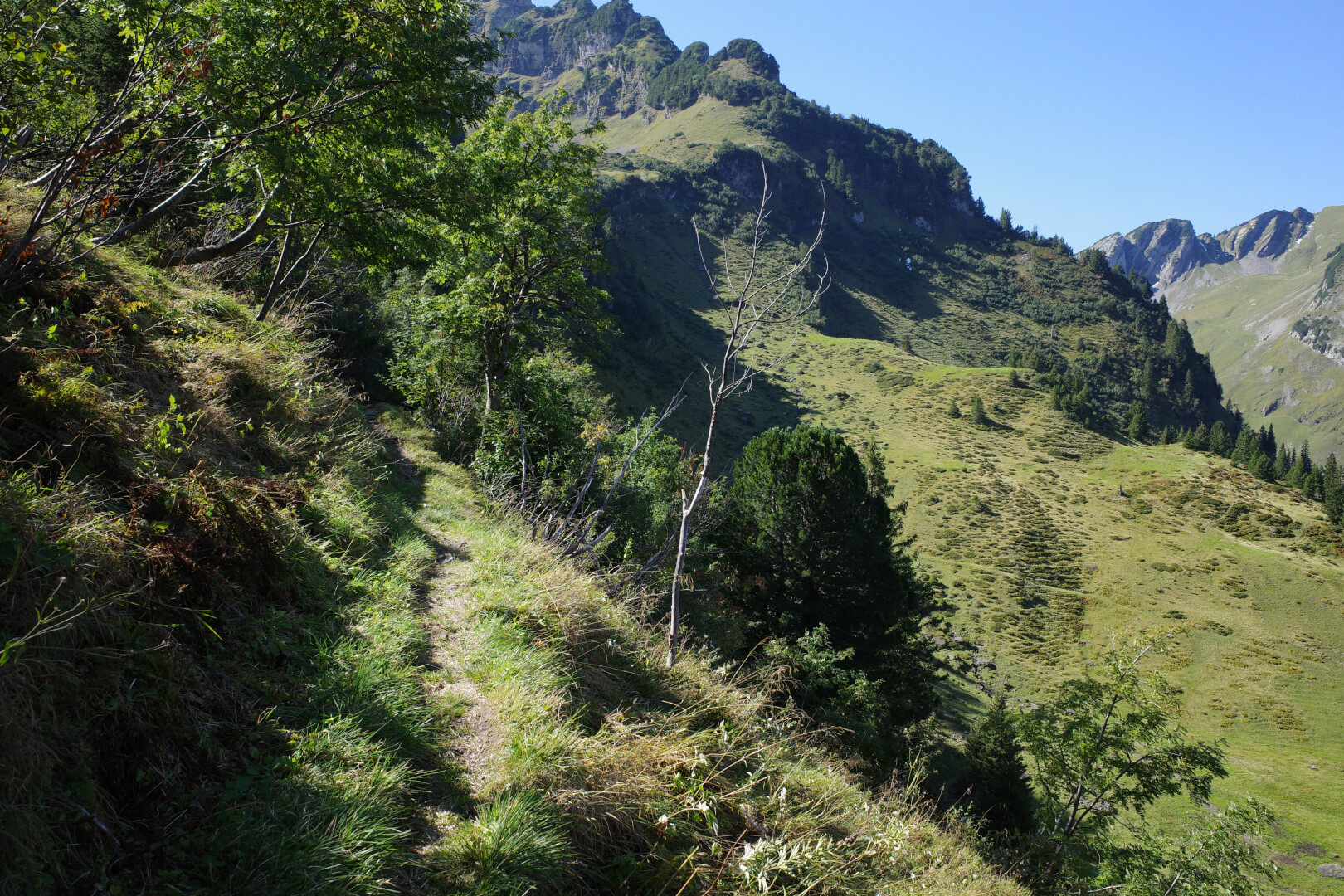 Schmaler Hangweg