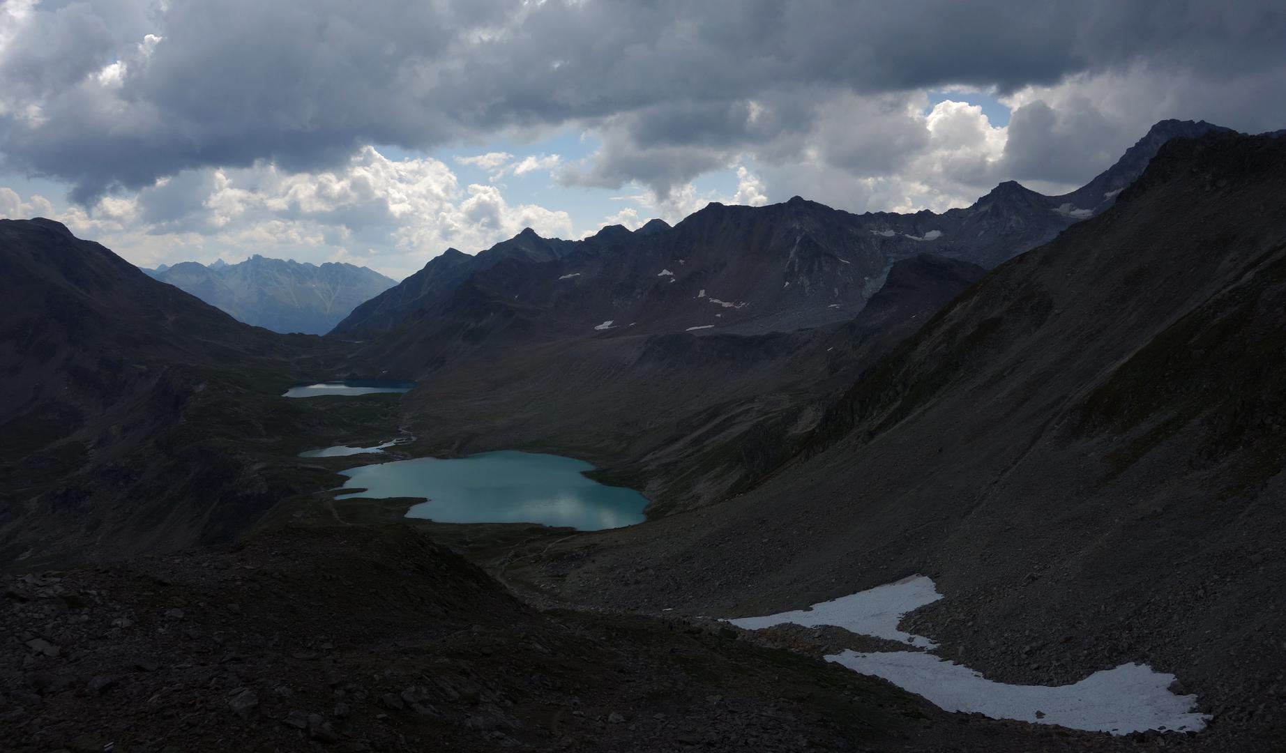 Jöriseen mit dunklen Wolken