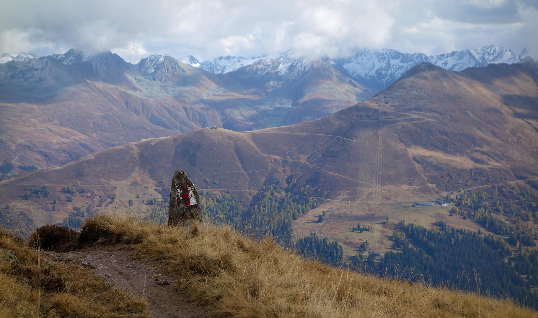 Wanderweg vor Rinerhorn