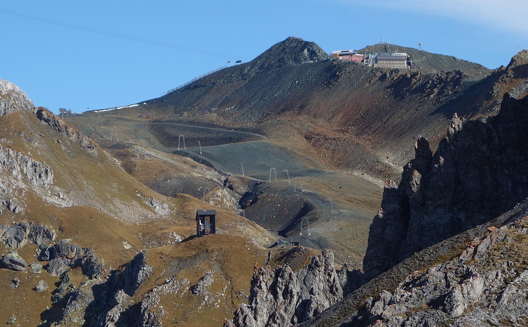 Weissfluhjoch ohne Schnee