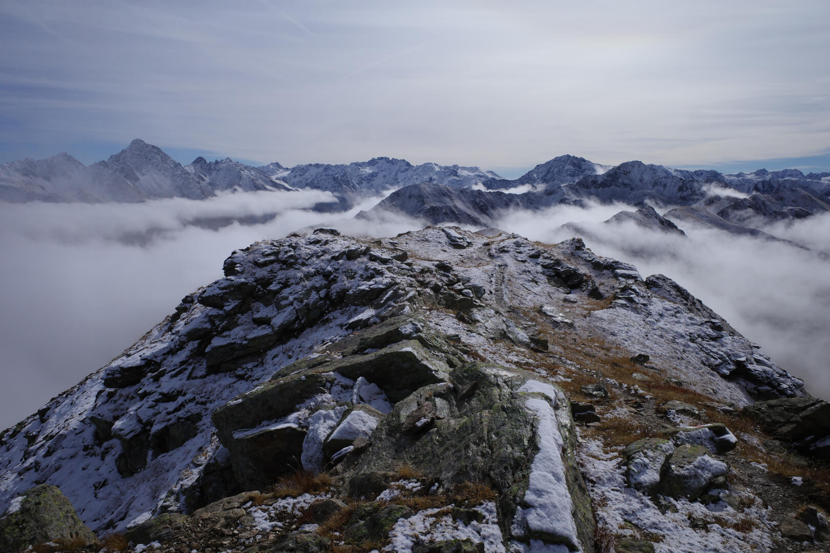 Weg über den Wolken