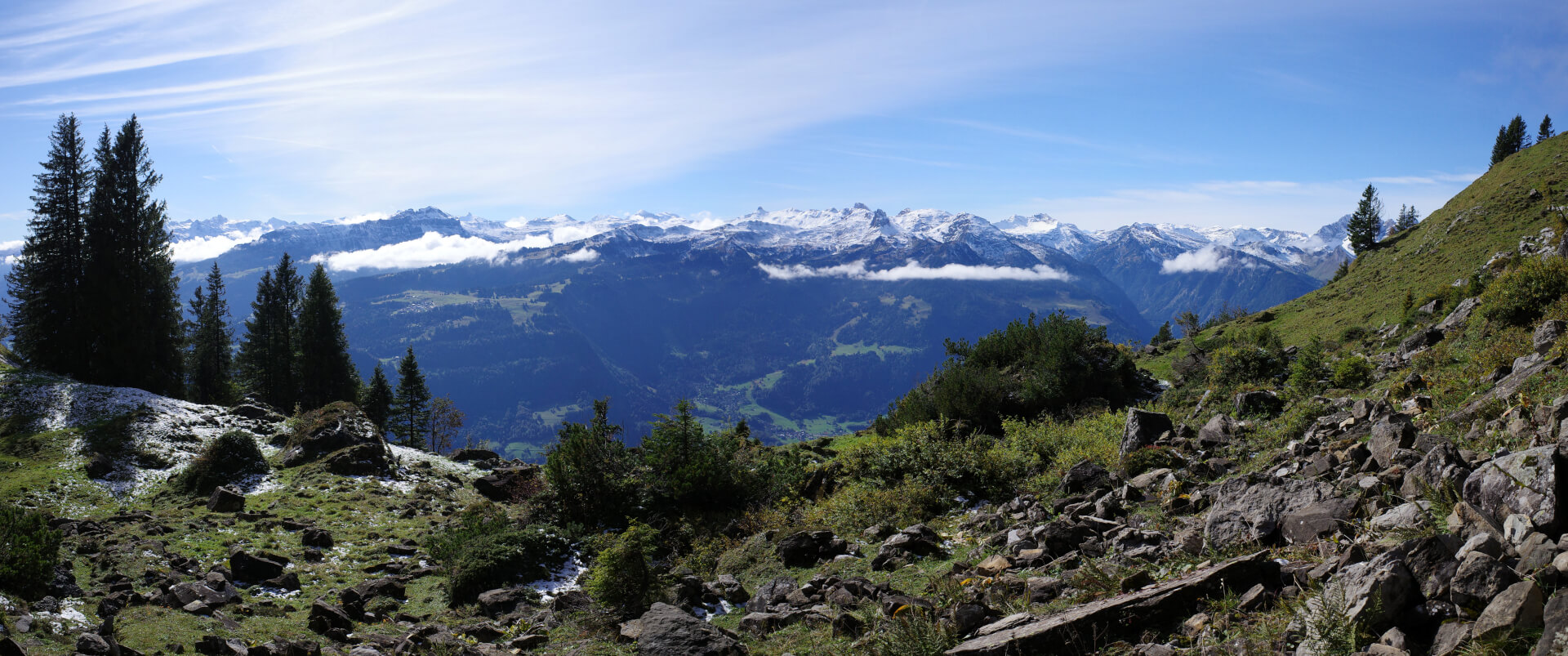 Blick nach Flumserberg