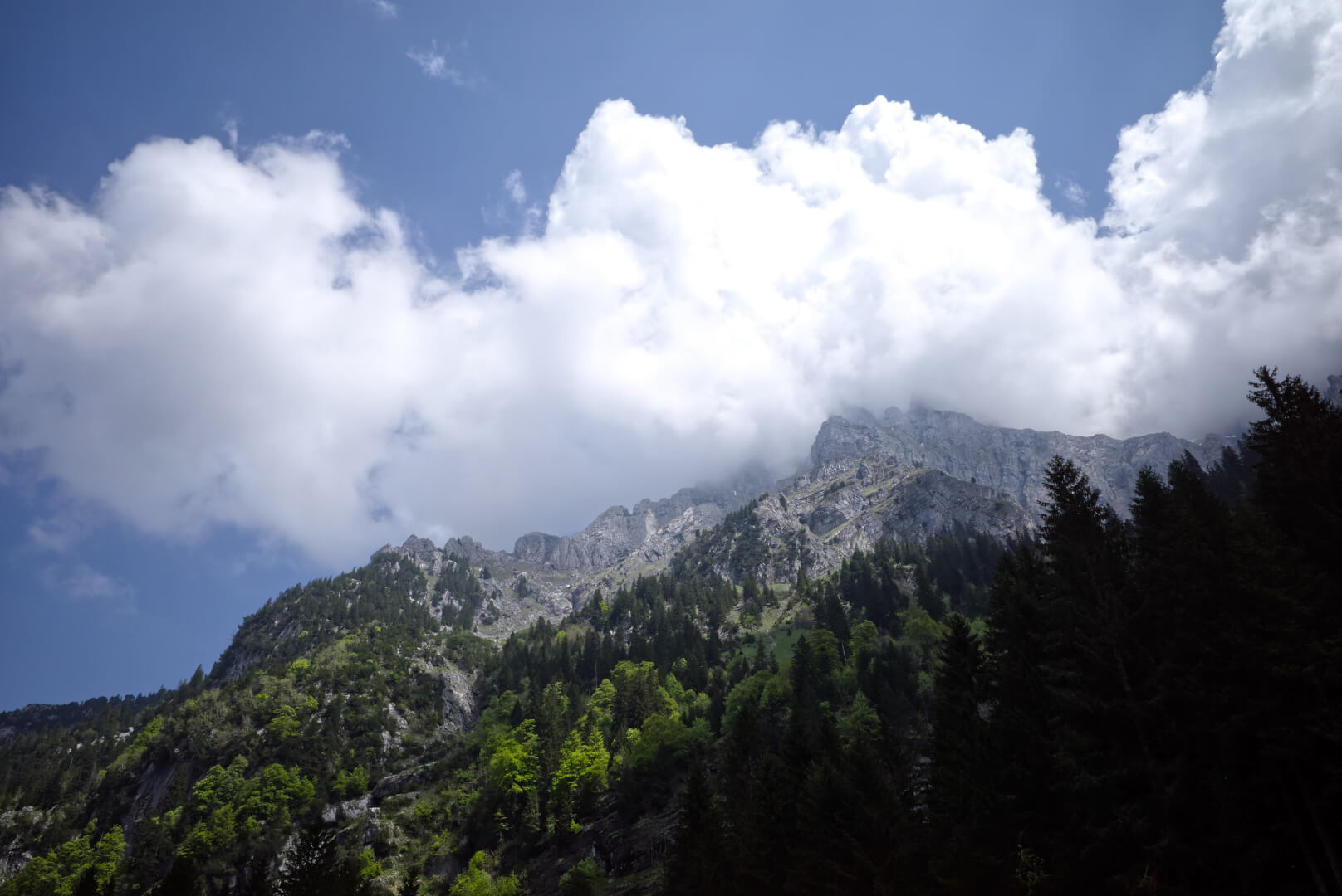 Wolken über Mürtschenstock