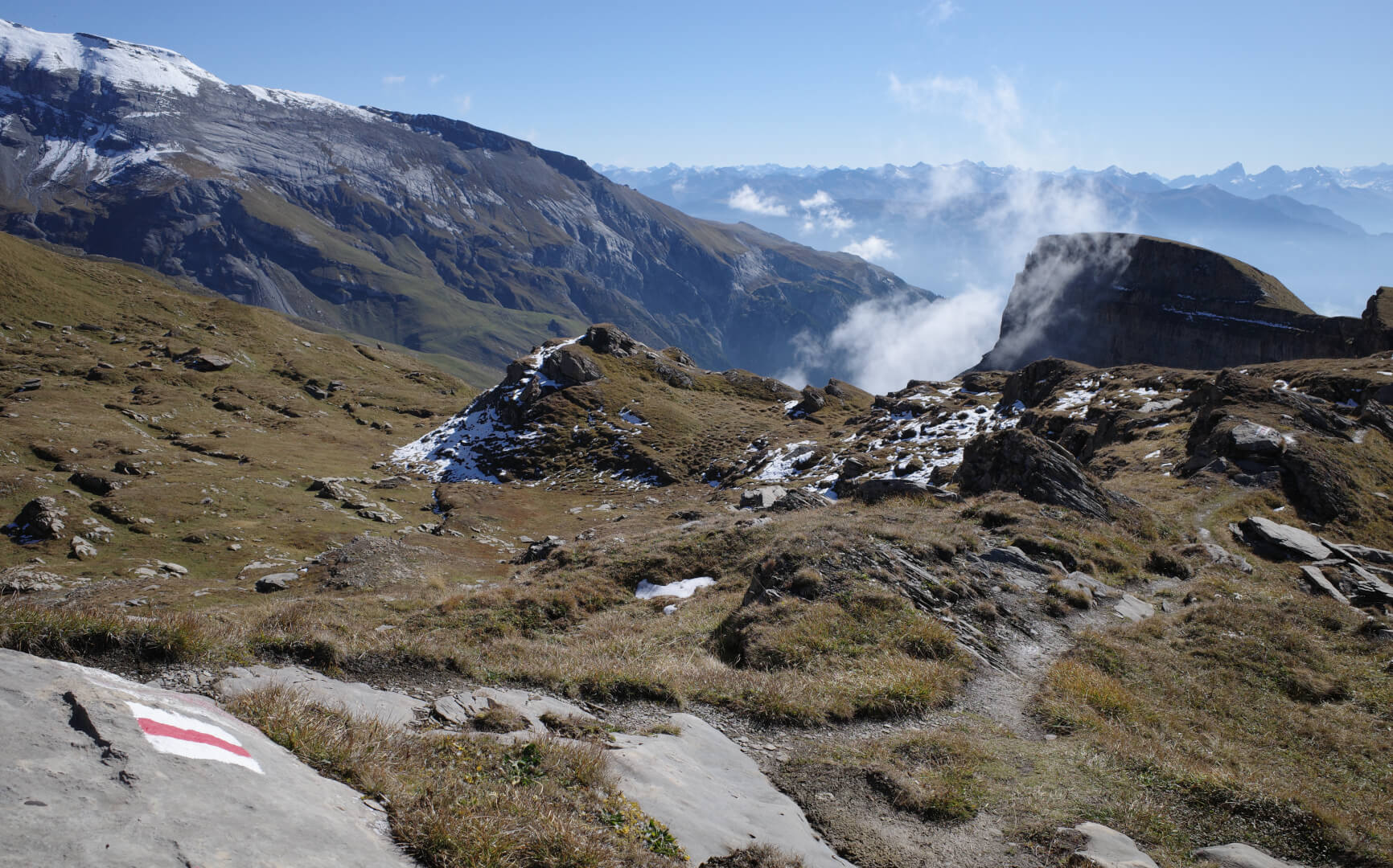 Bergweg durch Karst
