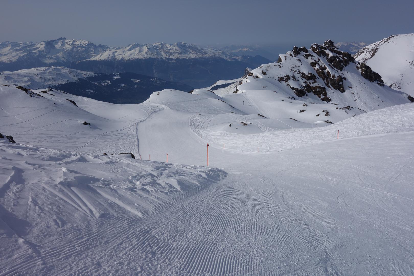 Skiabfahrt Rothorn