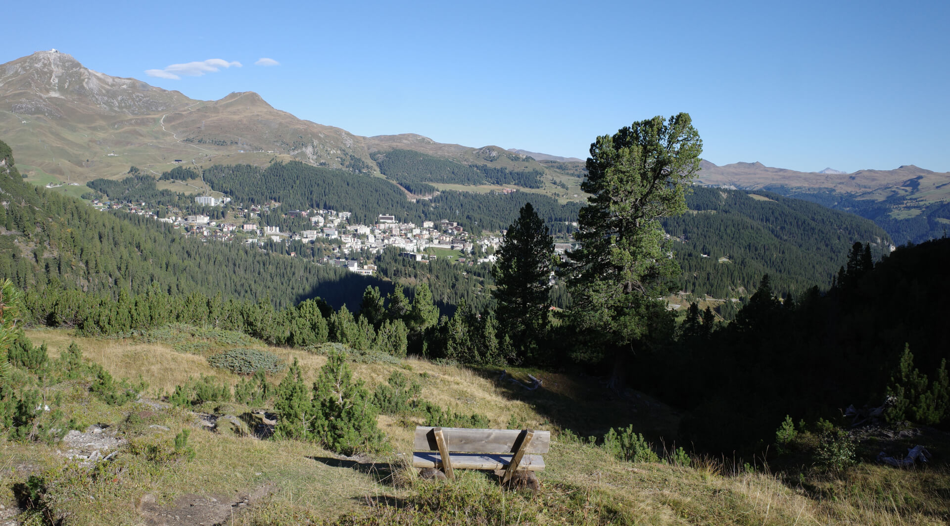 Aussichtsbank Arosa