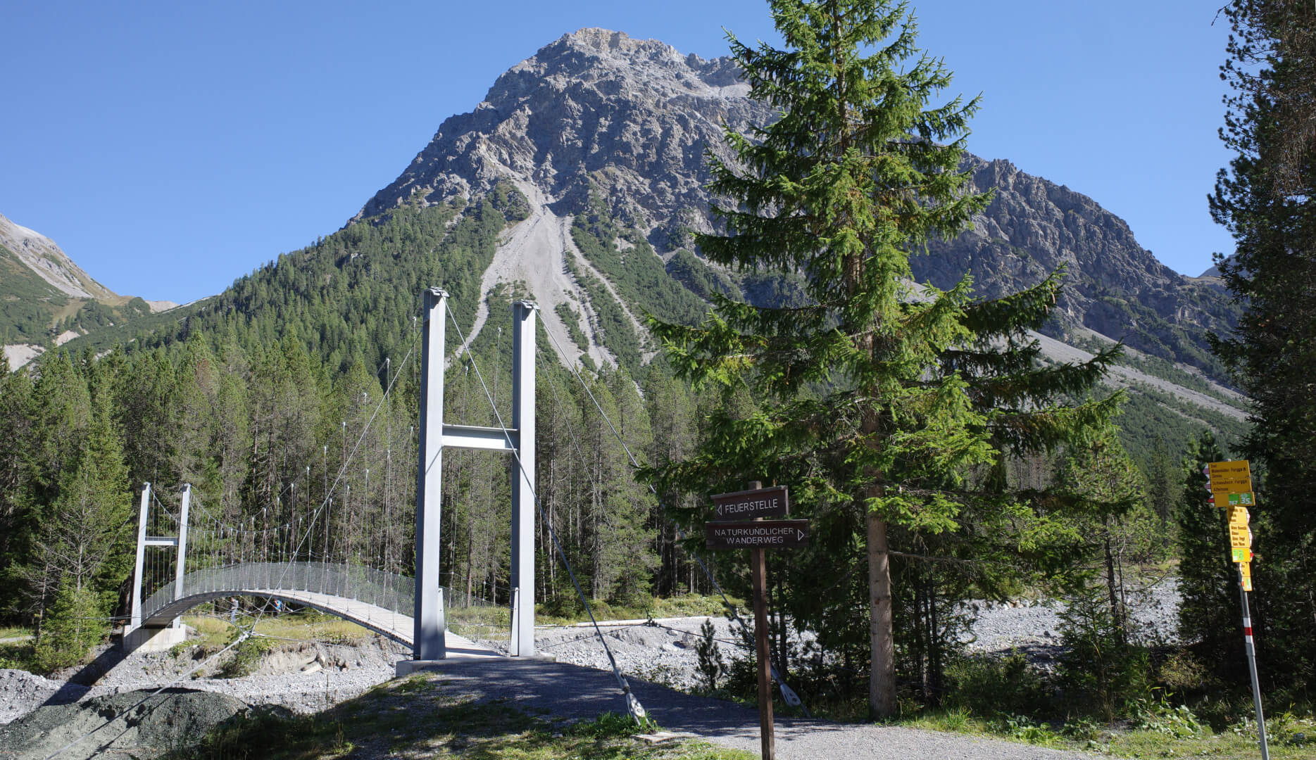 Hängebrücke Arosa Isel
