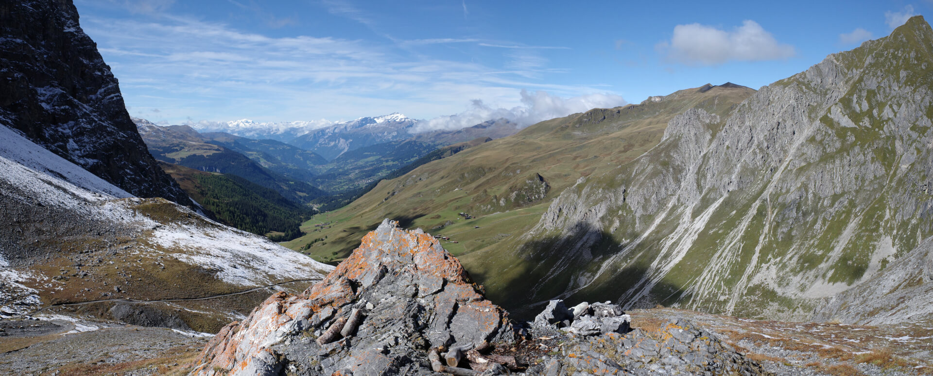 Aussicht Strelapass
