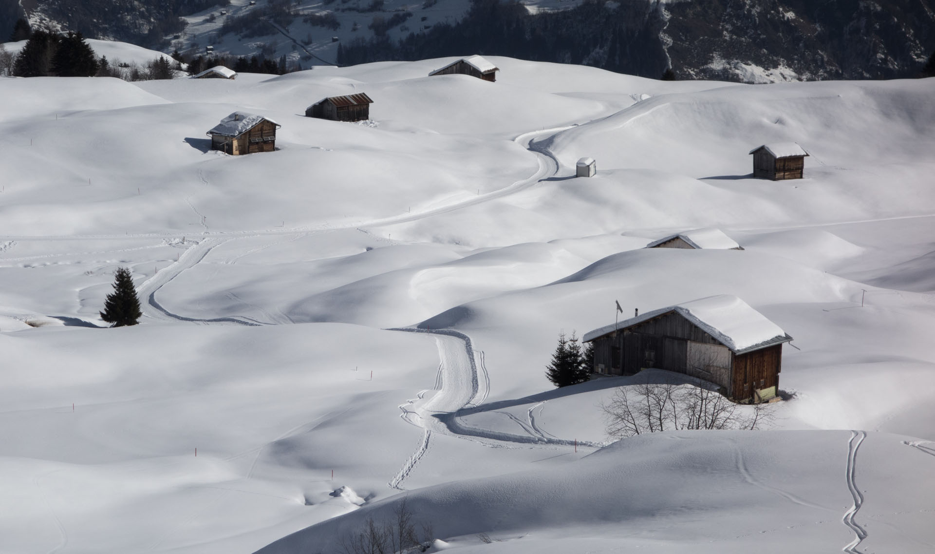 Winterwandern Obersaxen