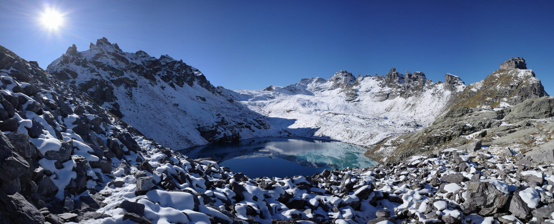 Wildsee mit Schnee