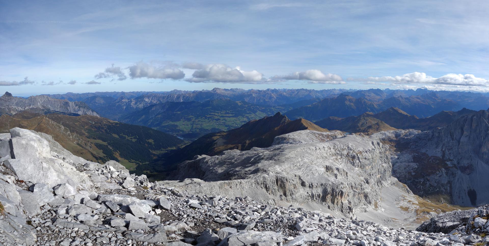 Aussicht Sulzfluh