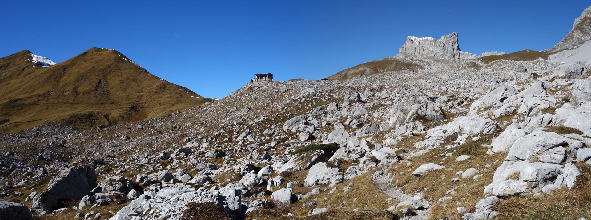 Weg zur Carschinahütte