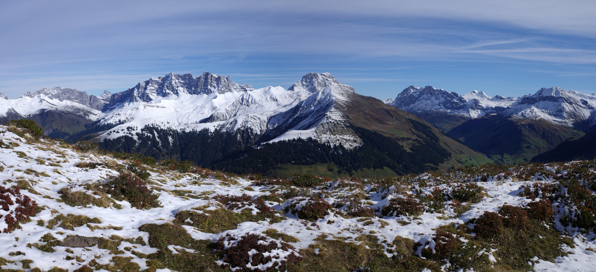 Blick zur Sulzfluh