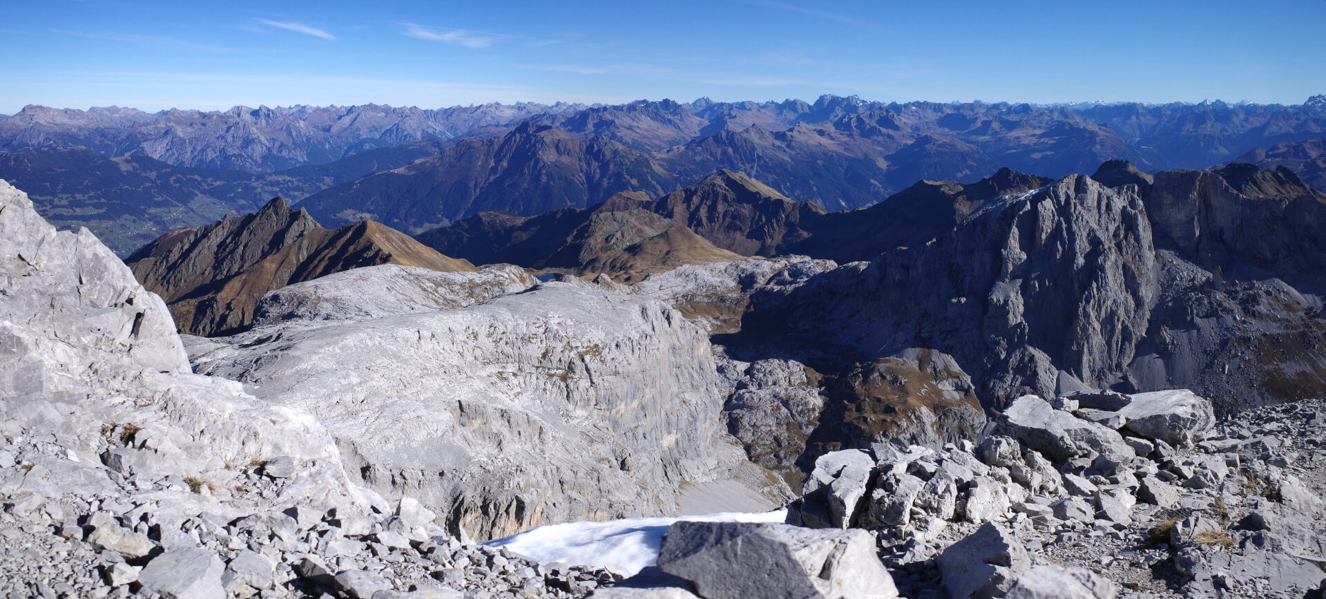 Aussicht Sulzfluh