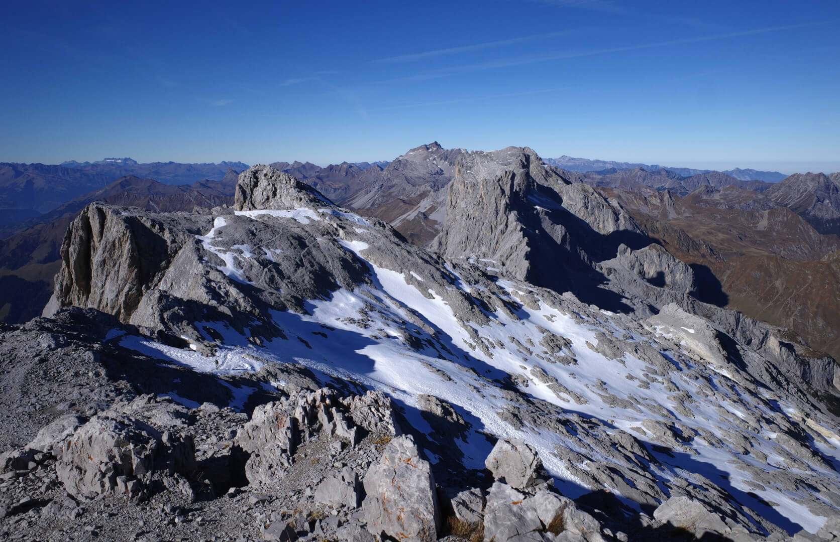 Blick zur Schesaplana