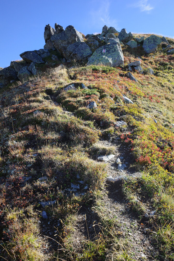 Steiler Bergweg
