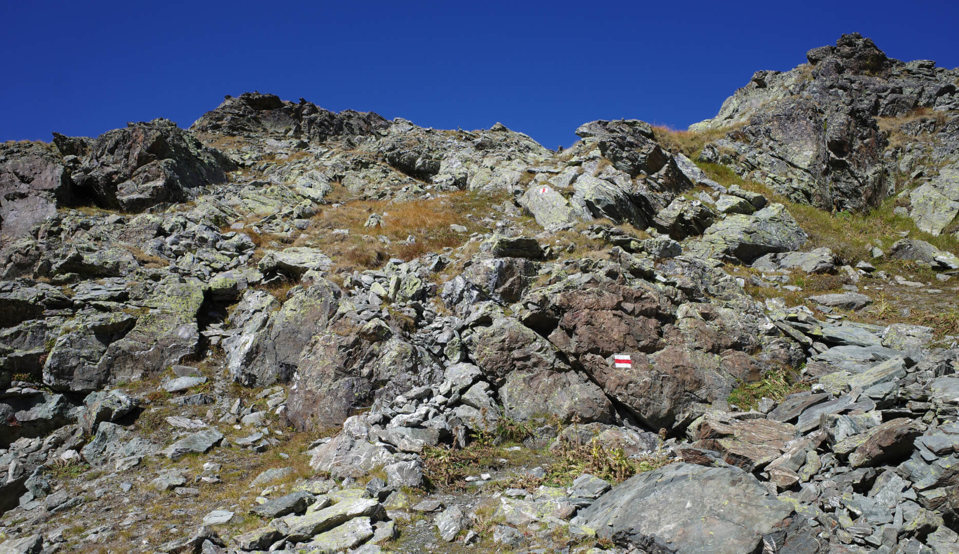 Steiler Bergweg