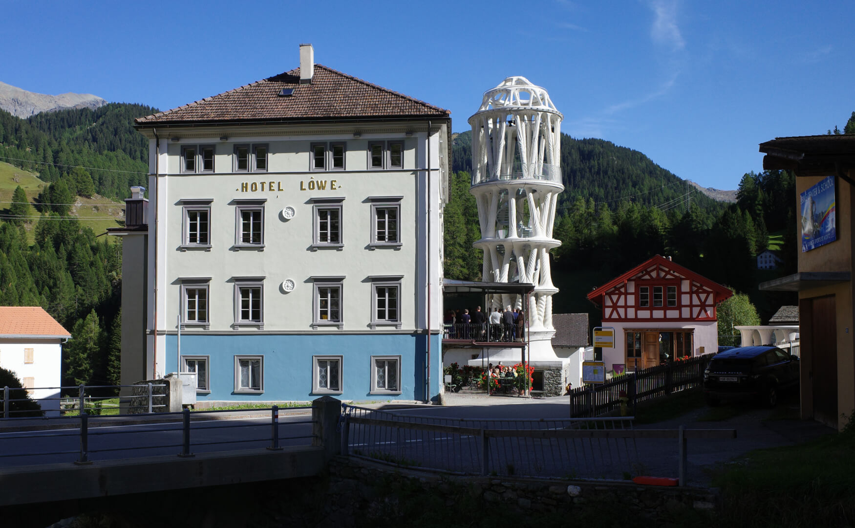 Weisser Turm von Mulegns