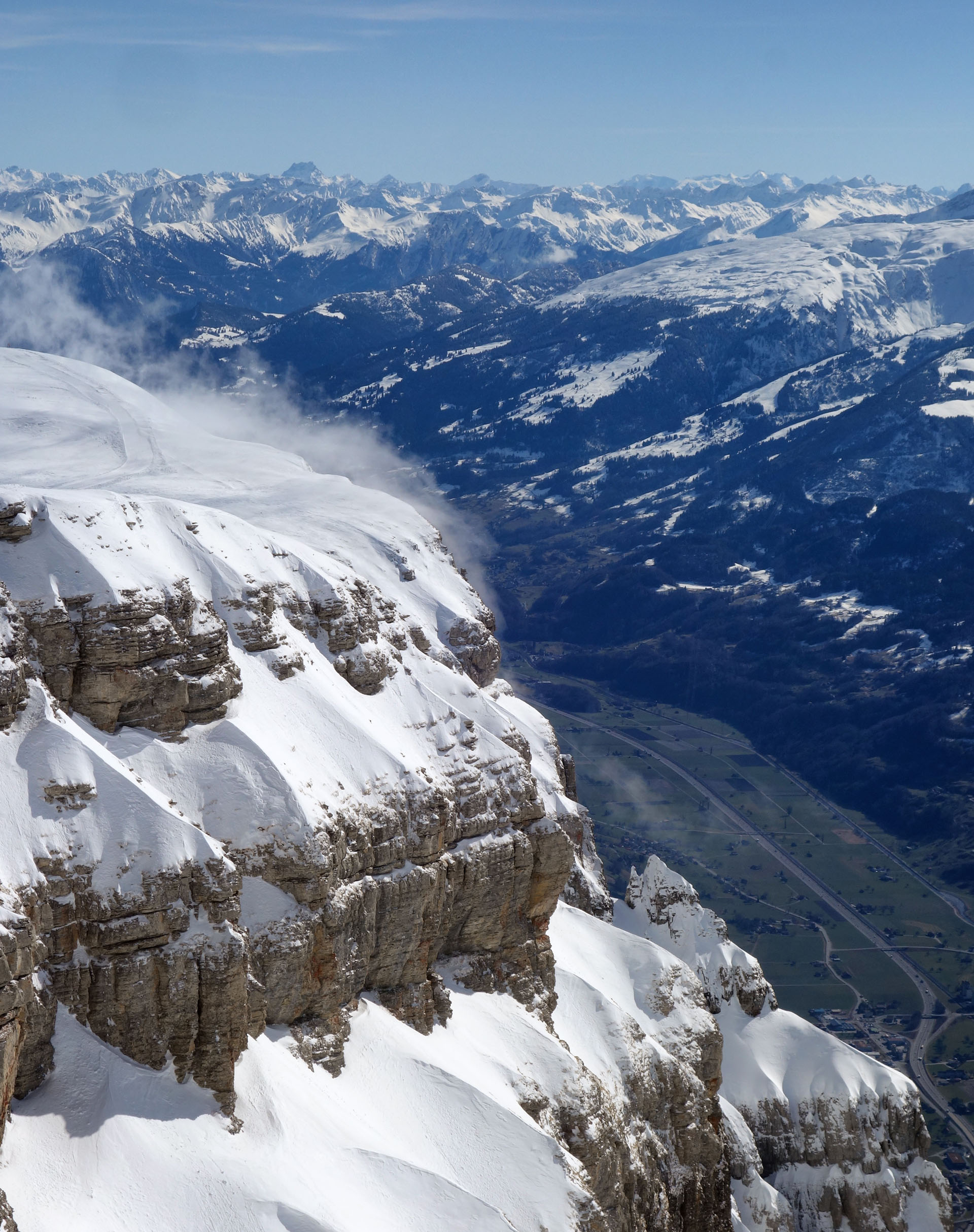 Tiefblick Chäserrugg